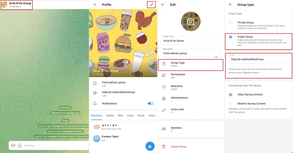 电报群链接如何创建